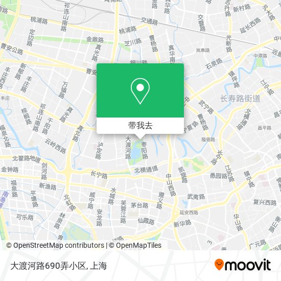 大渡河路690弄小区地图