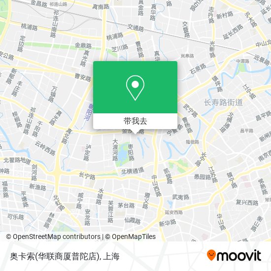 奥卡索(华联商厦普陀店)地图