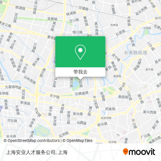 上海安业人才服务公司地图