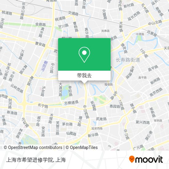 上海市希望进修学院地图