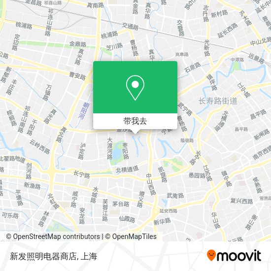 新发照明电器商店地图