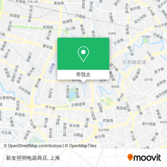 新发照明电器商店地图