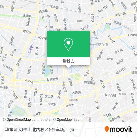 华东师大(中山北路校区)-停车场地图