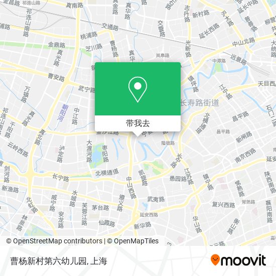 曹杨新村第六幼儿园地图