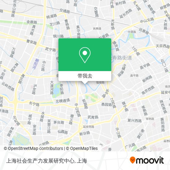 上海社会生产力发展研究中心地图