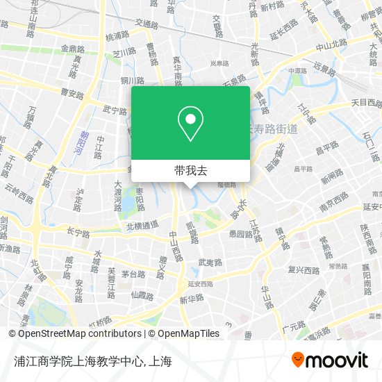 浦江商学院上海教学中心地图