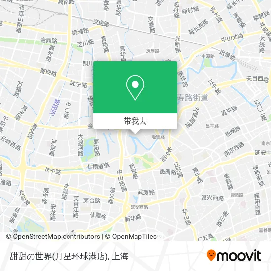 甜甜の世界(月星环球港店)地图