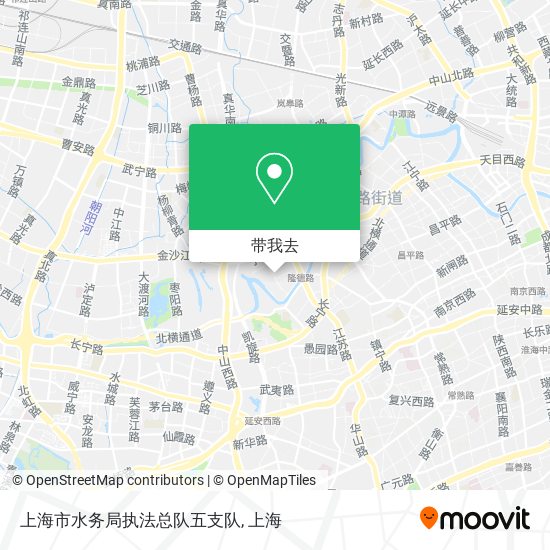 上海市水务局执法总队五支队地图