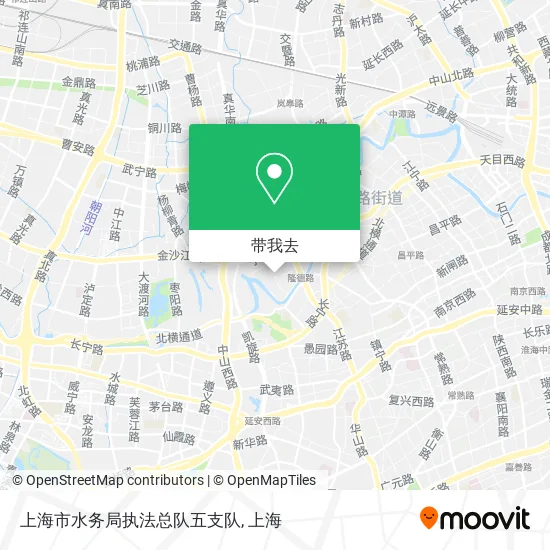 上海市水务局执法总队五支队地图