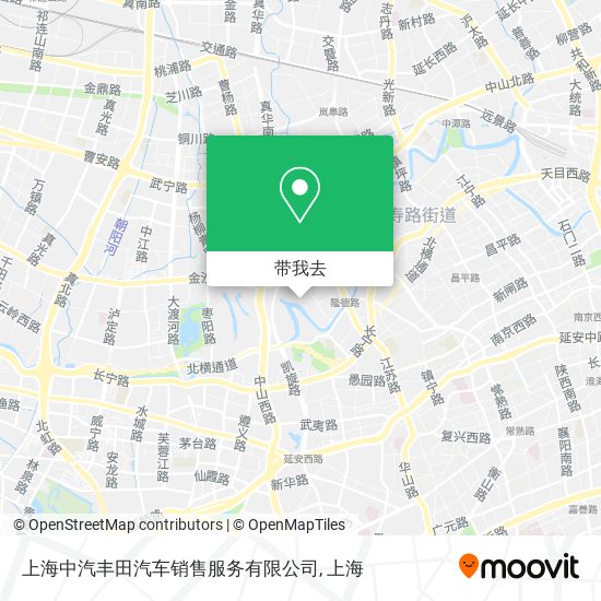 上海中汽丰田汽车销售服务有限公司地图