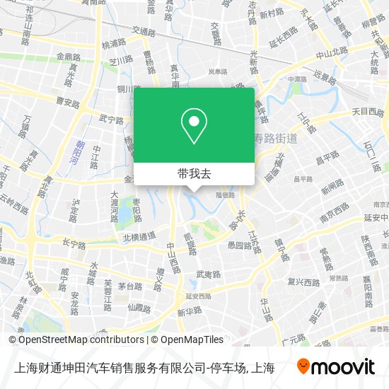 上海财通坤田汽车销售服务有限公司-停车场地图