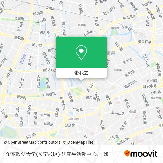 华东政法大学(长宁校区)-研究生活动中心地图