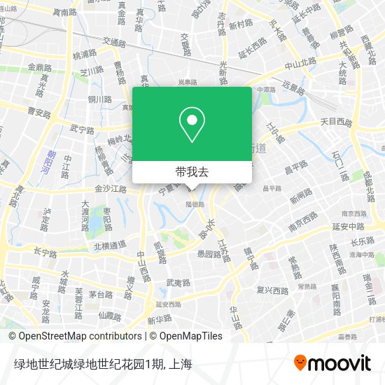 绿地世纪城绿地世纪花园1期地图