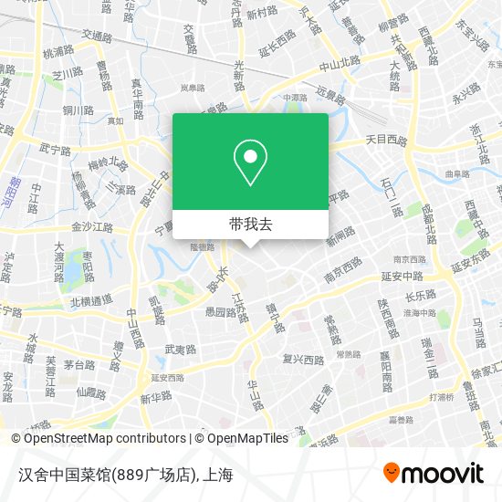 汉舍中国菜馆(889广场店)地图