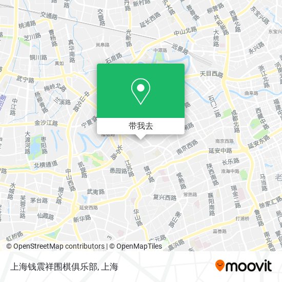 上海钱震祥围棋俱乐部地图