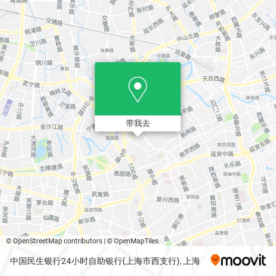 中国民生银行24小时自助银行(上海市西支行)地图