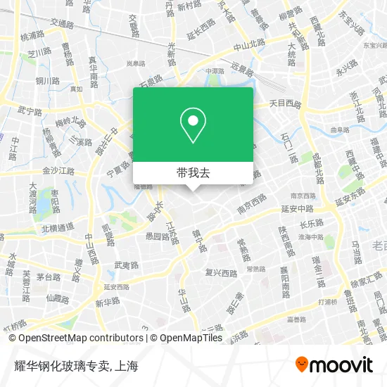 耀华钢化玻璃专卖地图