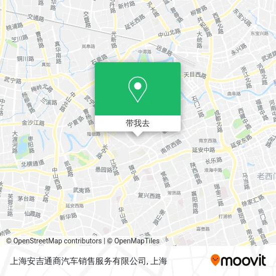 上海安吉通商汽车销售服务有限公司地图