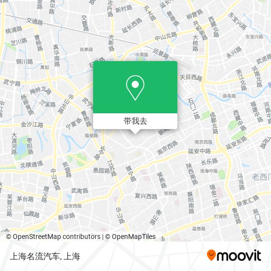上海名流汽车地图