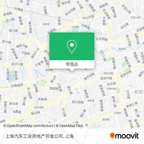 上海汽车工业房地产开发公司地图
