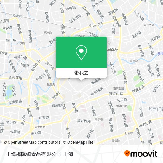 上海梅陇镇食品有限公司地图