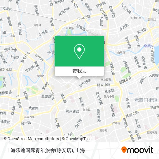 上海乐途国际青年旅舍(静安店)地图