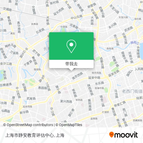 上海市静安教育评估中心地图