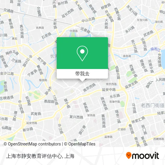 上海市静安教育评估中心地图