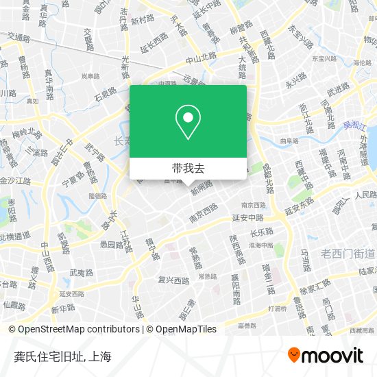 龚氏住宅旧址地图