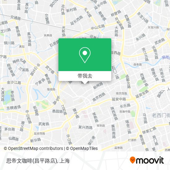 思帝文咖啡(昌平路店)地图