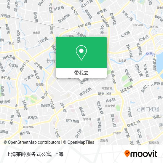 上海莱爵服务式公寓地图