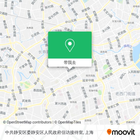 中共静安区委静安区人民政府信访接待室地图