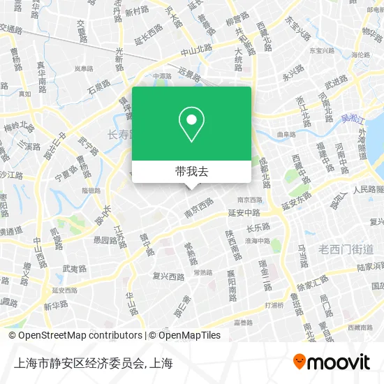 上海市静安区经济委员会地图