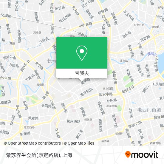 紫苏养生会所(康定路店)地图