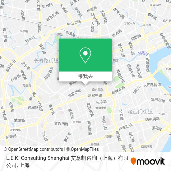 L.E.K. Consulting Shanghai 艾意凯咨询（上海）有限公司地图