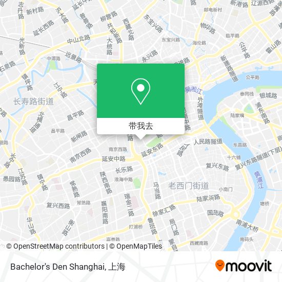 Bachelor's Den Shanghai地图
