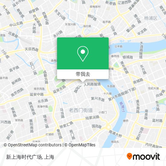 新上海时代广场地图