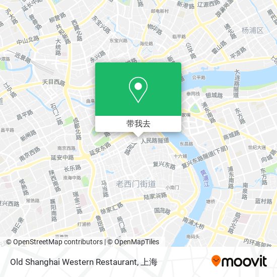 Old Shanghai Western Restaurant地图