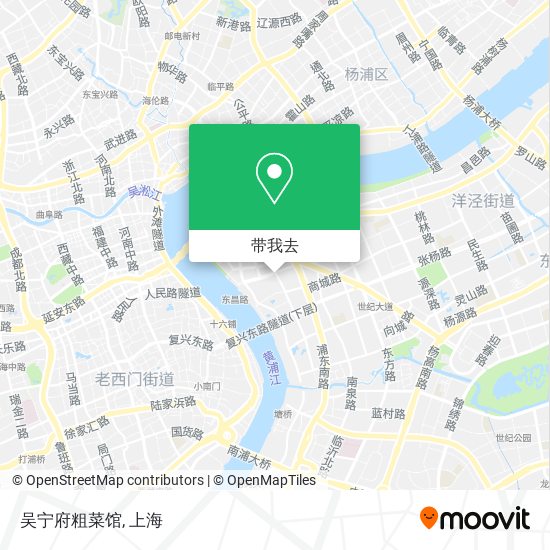 吴宁府粗菜馆地图