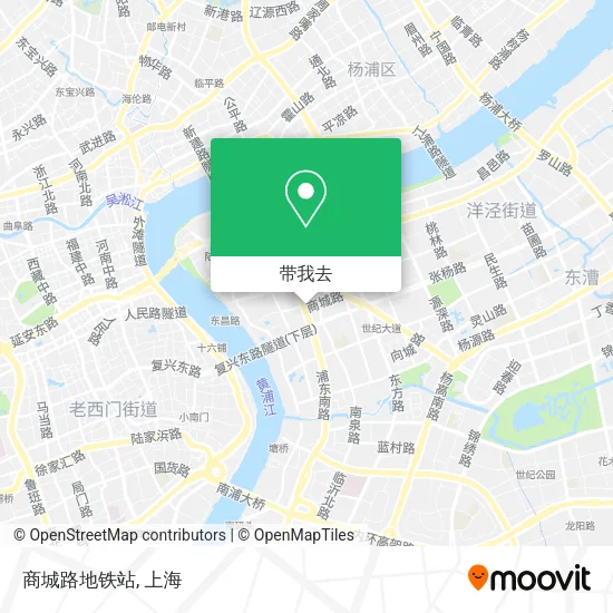 商城路地铁站地图