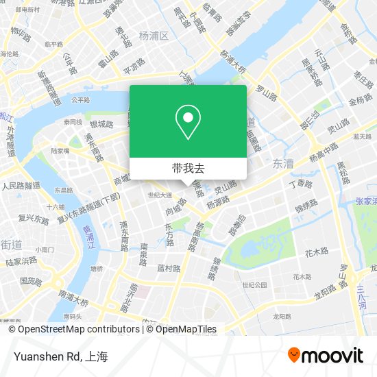Yuanshen Rd地图
