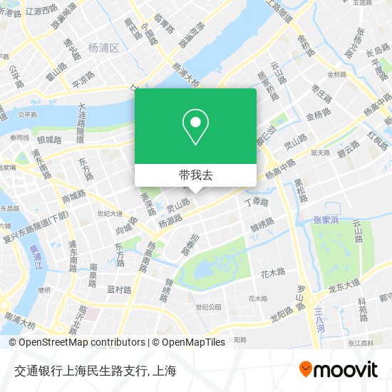 交通银行上海民生路支行地图