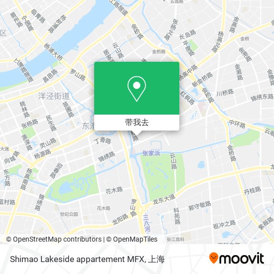 Shimao Lakeside appartement MFX地图