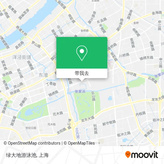 绿大地游泳池地图