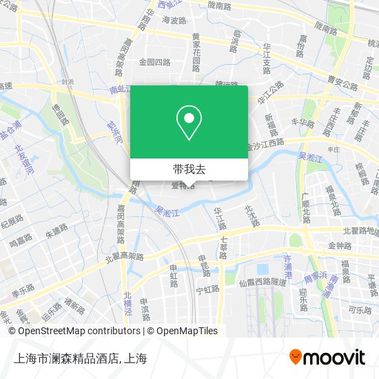 上海市澜森精品酒店地图