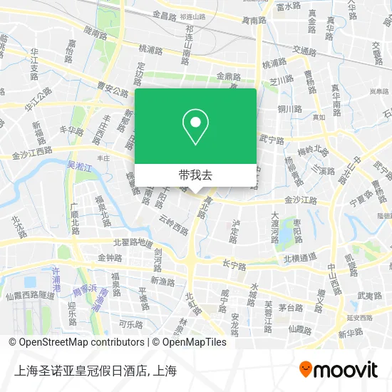 上海圣诺亚皇冠假日酒店地图