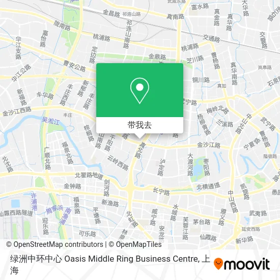 绿洲中环中心 Oasis Middle Ring Business Centre地图