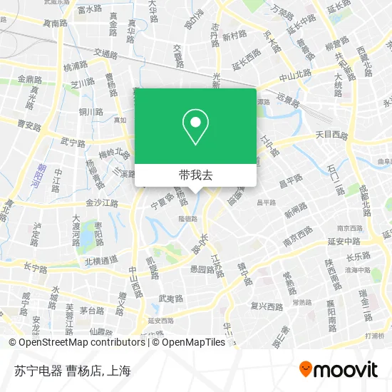 苏宁电器 曹杨店地图