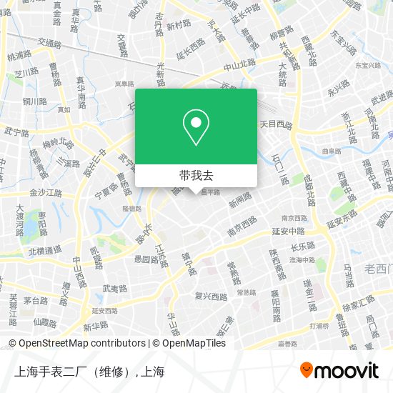 上海手表二厂（维修）地图