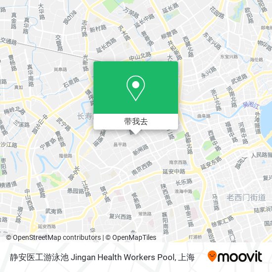 静安医工游泳池 Jingan Health Workers Pool地图